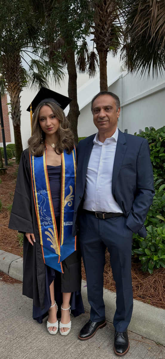 Proud moment at graduation